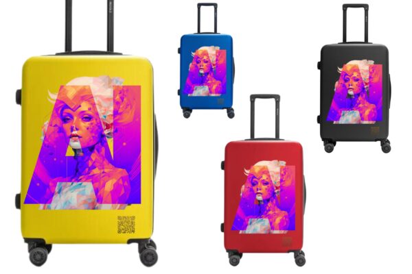 high-quality Plastic Film "AI" extra-class suitcase design