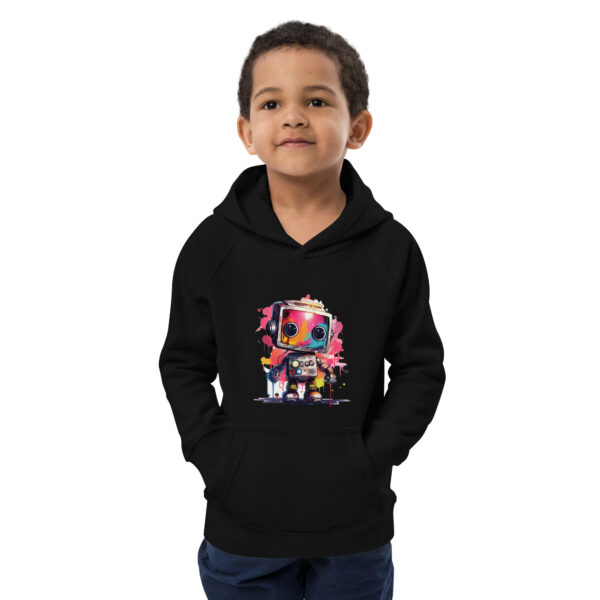 Eco Hoodie "CUTE AI ROBOT" for kids - Image 5