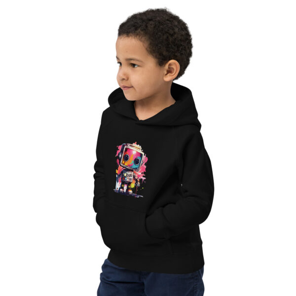 Eco Hoodie "CUTE AI ROBOT" for kids - Image 4