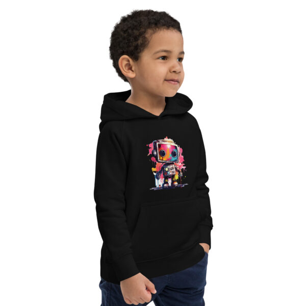 Eco Hoodie "CUTE AI ROBOT" for kids - Image 3