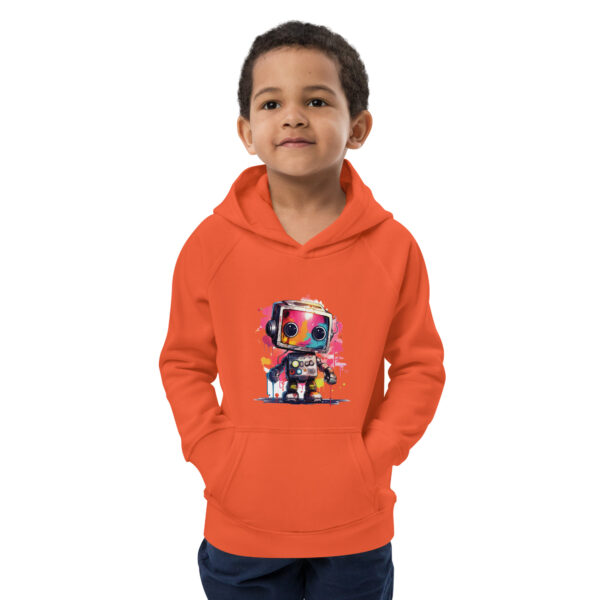 Eco Hoodie "CUTE AI ROBOT" for kids - Image 13