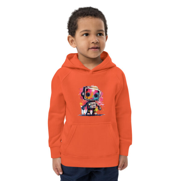 Eco Hoodie "CUTE AI ROBOT" for kids - Image 10