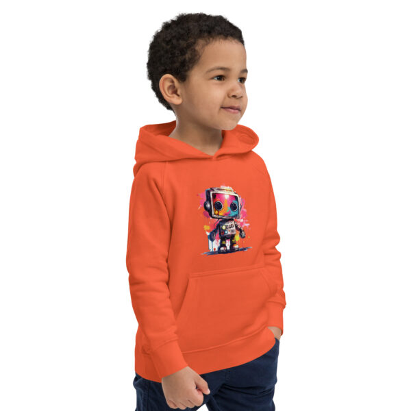 Eco Hoodie "CUTE AI ROBOT" for kids - Image 11