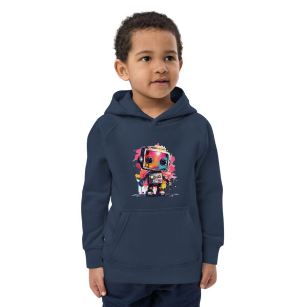 Eco Hoodie "CUTE AI ROBOT" for kids - Image 6