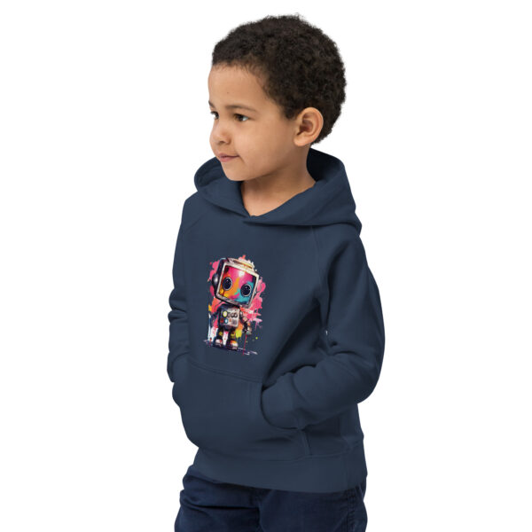 Eco Hoodie "CUTE AI ROBOT" for kids - Image 8