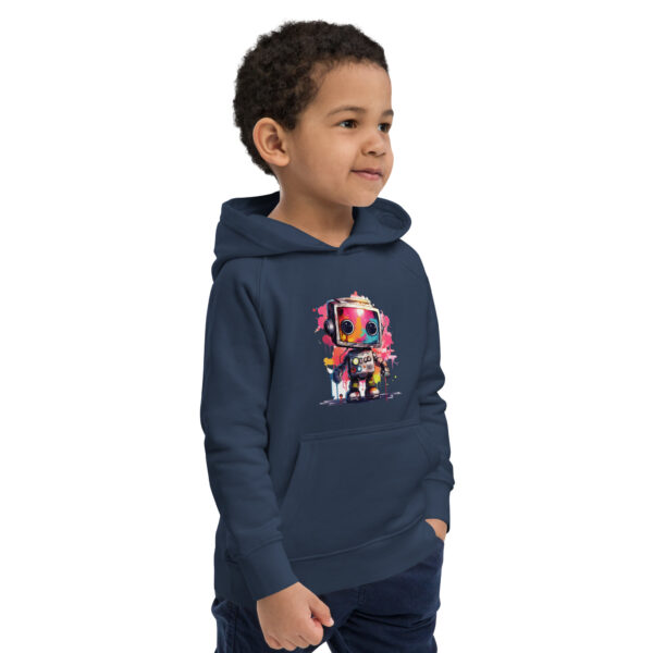Eco Hoodie "CUTE AI ROBOT" for kids - Image 7