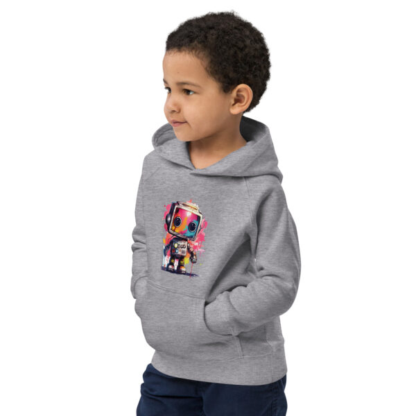 Eco Hoodie "CUTE AI ROBOT" for kids - Image 16