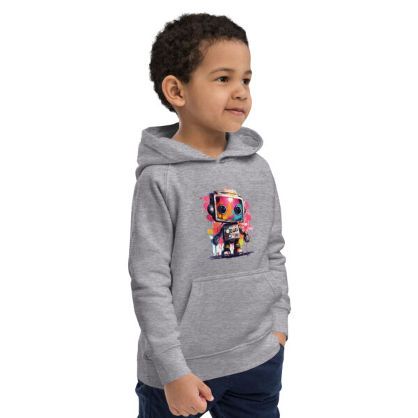 Eco Hoodie "CUTE AI ROBOT" for kids - Image 15