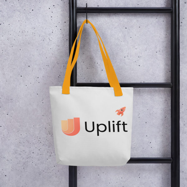 Tote bag "Uplift" light grey - Image 3